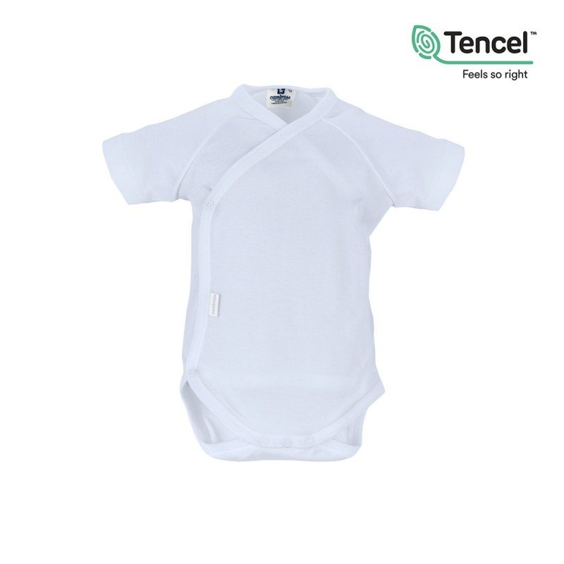 BODY M.COURTE CROISE I. TENCEL BLEU