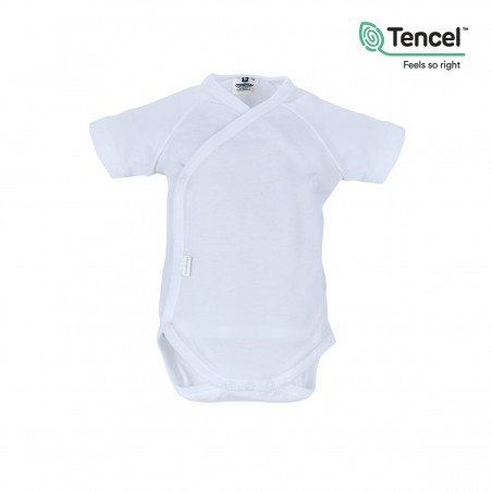 BODY M.COURTE CROISE I. TENCEL BLEU