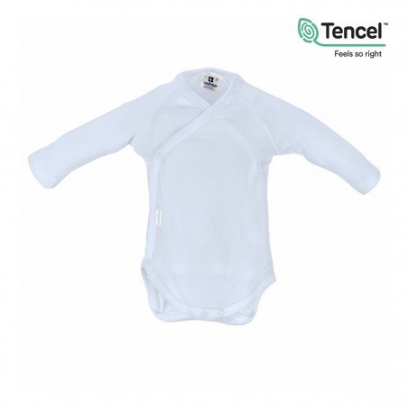 BODY M.LONGUE CROISE TENCEL BLEU
