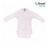 BODY L.SLEEVE CROSSED TENCEL PINK