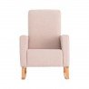 SILLON DE LACTANCIA LISO E ROSA 70x70x104 CM