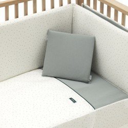 JGO 2 PCS.COLCHA I-V. CUNA 70 MAGIA VERDE 70x140x3 CM