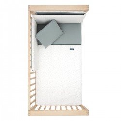 JGO 2 PCS.COLCHA I-V. CUNA 70 MAGIA VERDE 70x140x3 CM