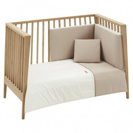 SET 2 PCS. QUILT COVER COT 60 MAGIA BEIGE 100x140x3 CM