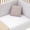 JEU 2 PCS.HOUSSE DE COUETTE 70 GREENY BEIGE 110x170x3 CM
