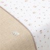 JEU 2 PCS.HOUSSE DE COUETTE 70 GREENY BEIGE 110x170x3 CM