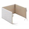 JEU 2 PCS.HOUSSE DE COUETTE 70 GREENY BEIGE 110x170x3 CM