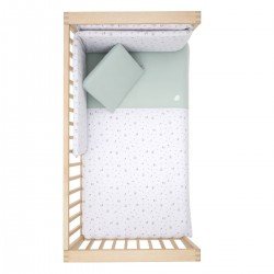 JEU 2 PCS.HOUSSE DE COUETTE 70 GREENY VERT 110x170x3 CM