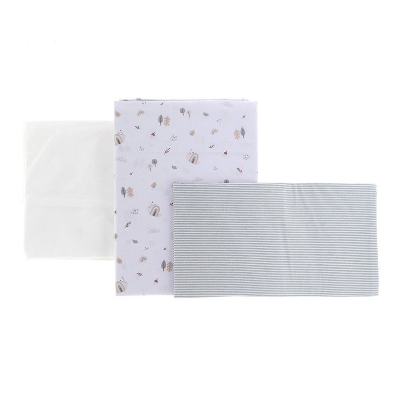 COMPLETO CULLA 3 PZ 80x120x1 CM GREENY VERDE