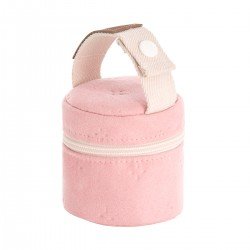 ÉTUI RANGE-SUCETTE SOFT WINTER ROSE 8.5x8.5x11 CM