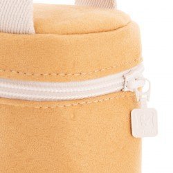 ÉTUI RANGE-SUCETTE SOFT WINTER OCRE 8.5x8.5x11 CM