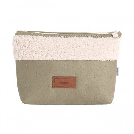TROUSSE DE TOILETTE SOFT WINTER KAKI 6x28x20 CM