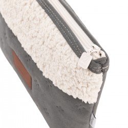 TROUSSE DE TOILETTE SOFT WINTER GRIS 6x28x20 CM