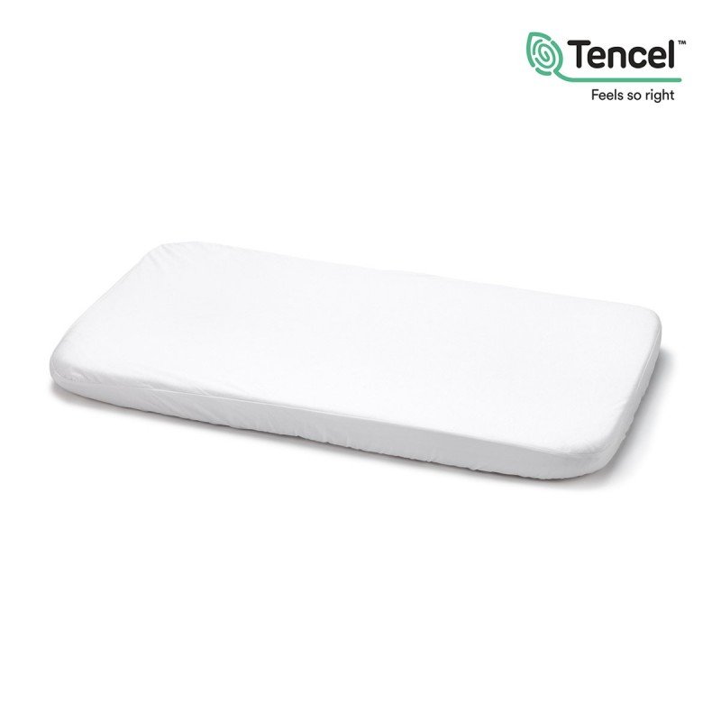 DRAP HOUSSE IM.TENC.-PETIT LIT 50x82x10 CM LISO E BLANC