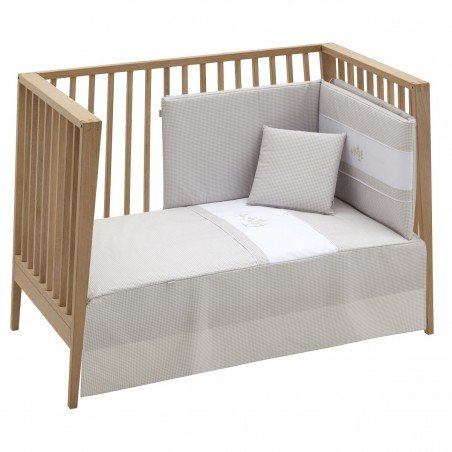 SET 2 PCS.BEDSPREAD W/S COT 70 MINI WINDSORD ECRU 70x140x3 CM