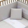 JGO 2 PCS.COLCHA I-V. CUNA 70 MINI WINDSORD CRUDO 70x140x3 CM