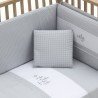 SET 2 PCS.BEDSPREAD W/S COT 70 MINI WINDSORD GREY 70x140x3 CM