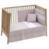 JGO 2 PCS.COLCHA I-V. CUNA 70 MINI WINDSORD ROSA 70x140x3 CM