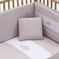 SET 2 PCS.BEDSPREAD W/S COT 70 MINI WINDSORD PINK 70x140x3 CM