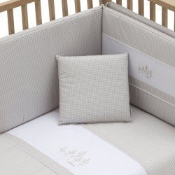 JEU 2 PCS.HOUSSE DE COUETTE 70 MINI WINDSORD ECRU 110x170x3 CM