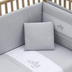 JGO 2 PCS.F.NORDICA CUNA 70 MINI WINDSORD GRIS 110x170x3 CM