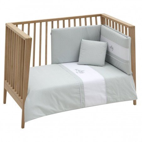 JEU 2 PCS.HOUSSE DE COUETTE 70 MINI WINDSORD MINT 110x170x3 CM
