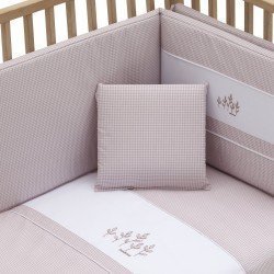 JGO 2 PCS.F.NORDICA CUNA 70 MINI WINDSORD ROSA 110x170x3 CM