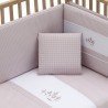 JGO 2 PCS.F.NORDICA CUNA 70 MINI WINDSORD ROSA 110x170x3 CM