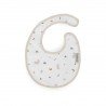 BAVOIR ROND VELCRO RABBIT BEIGE 16x19x1 CM