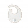 BAVOIR ROND VELCRO RABBIT BEIGE 16x19x1 CM