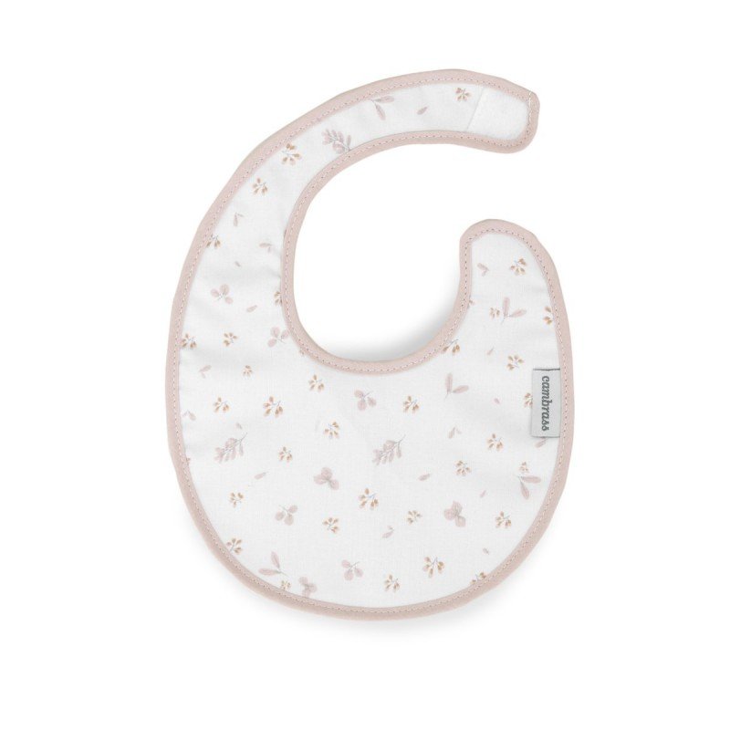 BABERO REDONDO CON VELCRO PLUMETI ROSA 16x19x1 CM