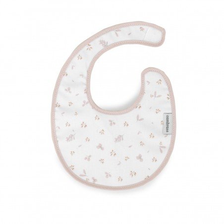 BABERO REDONDO CON VELCRO PLUMETI ROSA 16x19x1 CM