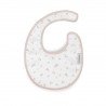 BABERO REDONDO CON VELCRO PLUMETI ROSA 16x19x1 CM