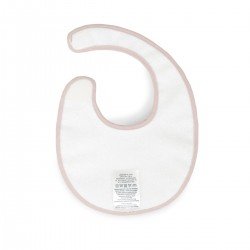 BABERO REDONDO CON VELCRO PLUMETI ROSA 16x19x1 CM