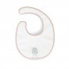BABERO REDONDO CON VELCRO PLUMETI ROSA 16x19x1 CM