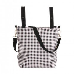 BORSA PASSEGGINO TALEGA NEW VICHY ROSA 12x40x35 CM