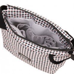 PRAM CARRYBAG TALEGA NEW VICHY PINK 12x40x35 CM