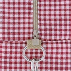 SAC DE MATERNITÉ PROME VICHY ROUGE 18x41x31 CM