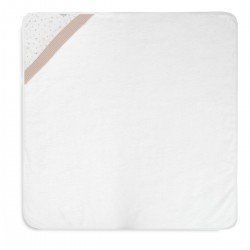 SERVIETTE DE BAIN A CAPUCHE 100x100x1 CM RABBIT BEIGE