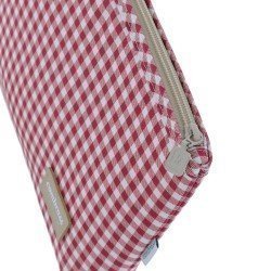 BOLSA ASEO VICHY ROJO 6x28x20 CM