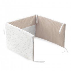 JGO 2 PCS.COLCHA I-V. CUNA 60 RABBIT BEIGE 60x120x3 CM