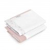 COFFRET 2 SERVIETTE DE BAIN PLUMETI ROSE 25x35x1 CM