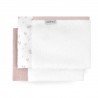 COFFRET 2 SERVIETTE DE BAIN PLUMETI ROSE 25x35x1 CM