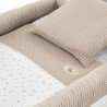 CULLA X DI LEGNO UNE RABBIT BEIGE/NATURAL 55x87x74 CM