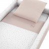 SMALL BED X WOOD UNE PLUMETI PINK/WHITE 55x87x74 CM