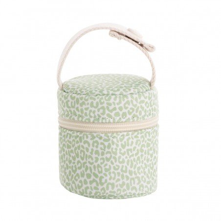 ÉTUI RANGE-SUCETTE ANIMAL PRINT MINT 8.5x8.5x11 CM