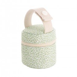 PACIFIER HOLDER ANIMAL PRINT MINT 8.5x8.5x11 CM