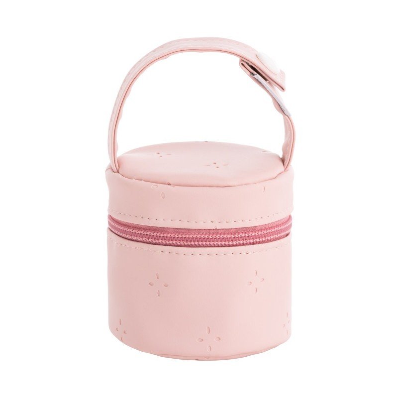 PORTA SUCCHIETTO TWIN ROSA 8.5x8.5x11 CM