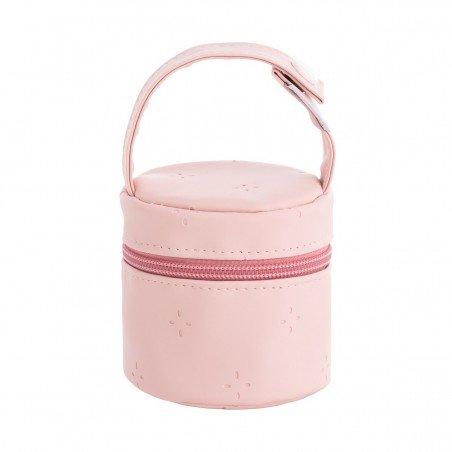 PORTACHUPETE TWIN ROSA 8.5x8.5x11 CM