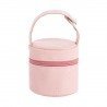 PORTA SUCCHIETTO TWIN ROSA 8.5x8.5x11 CM